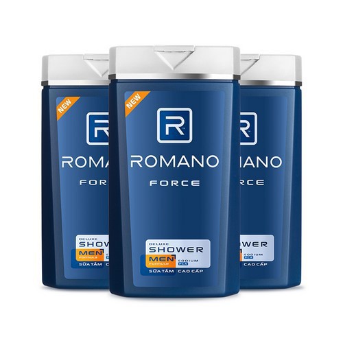 Hàng mới Sữa tắm Romano Force 380g (Chính Hãng)