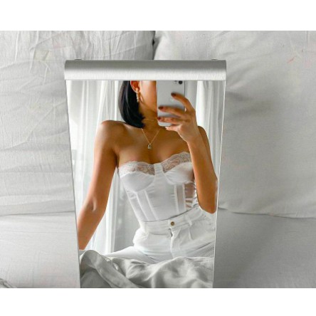 Áo corset phối ren