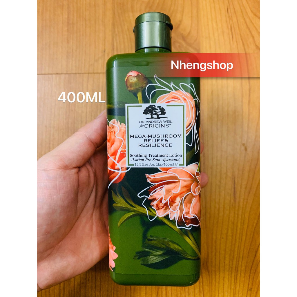 [30/100/200ml] Lotion nấm phục hồi da Origins Mega-Mushroom Relief &amp; Resilience Soothing Treatment