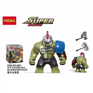 Nhân vật hulk decool đồ chơi non lego