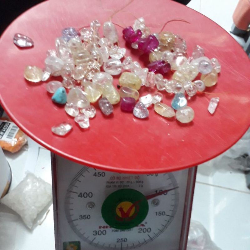 25_100gam đá vụn, đá tuyết có lỗ xỏ