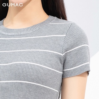 Đầm len ôm sọc DA9222 GUMAC