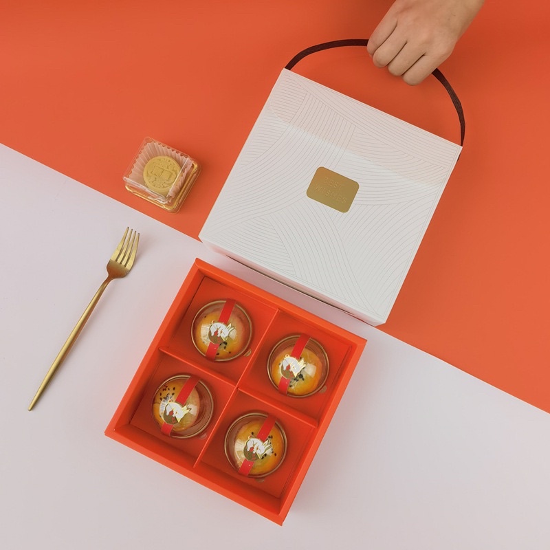 Set 10 bộ vỏ hộp vừa 4 bánh trung thu 150-200gam