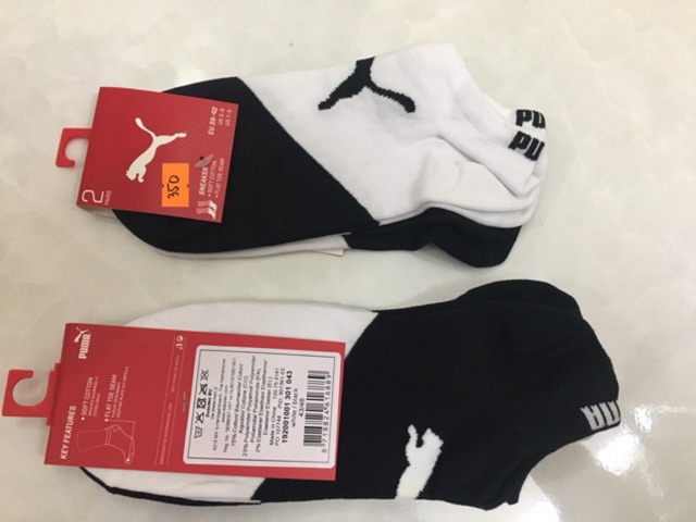 Vớ nam Puma - Men's Trainer Socks - set 2 đôi (chính hãng)