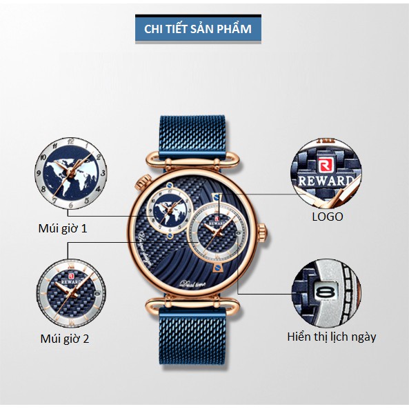 (2022 NEW) Reward Men Watch Top Brand Luxury KT62002 II Đồng Hồ Thời Trang Nam Chính Hãng 100% II Hàng Nhập Khẩu | BigBuy360 - bigbuy360.vn