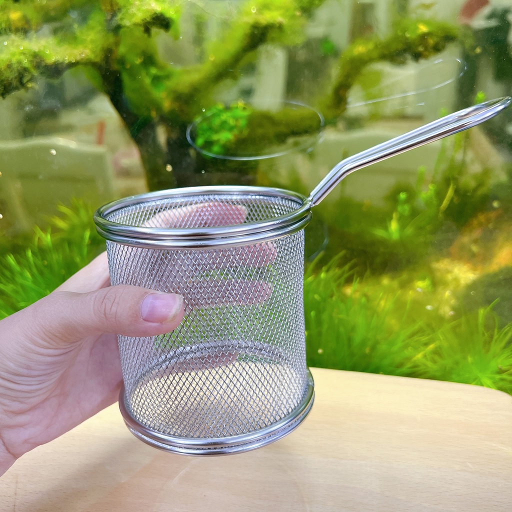 Rổ đựng khoai tây chiên bằng thép không gỉ tiện lợi