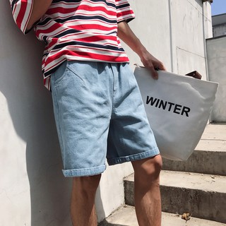 Quần Jeans nam thời trang màu trơn phong cách Hàn Quốc