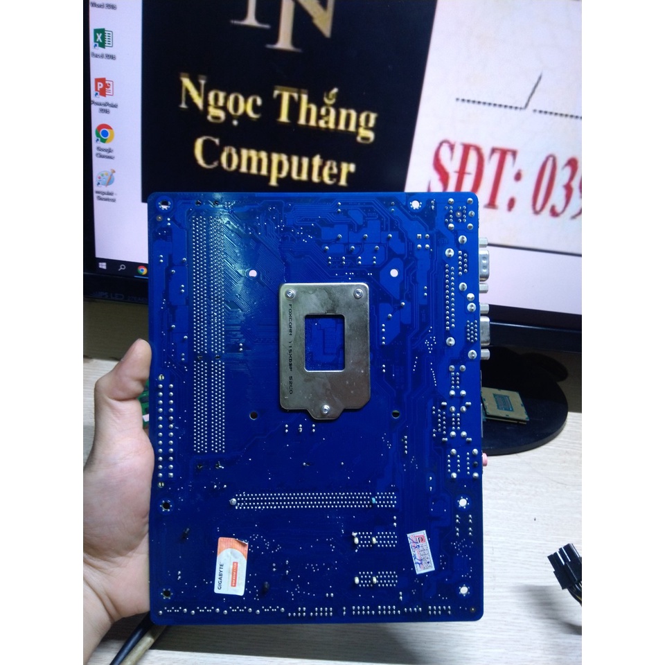 Main Gigabyte  H61 DS2 zin.Main chính hãng bóc máy văn phòng.Main socket 1155