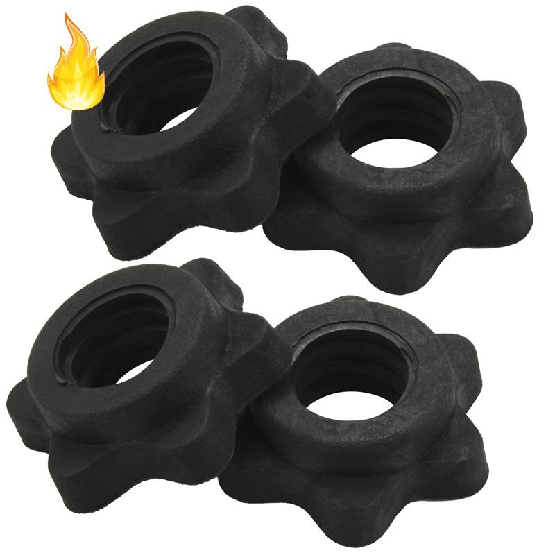 Set 2 cặp đai ốc lục giác gắn thanh tạ tập thể thao