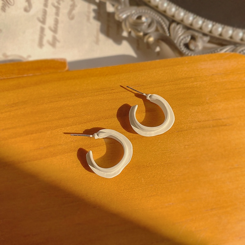 Khuyên Tai Hình Học Họa Tiết Hoa Nhỏ Phong Cách Hàn Nhật Đơn Giản Thời Trang Cho Nữ