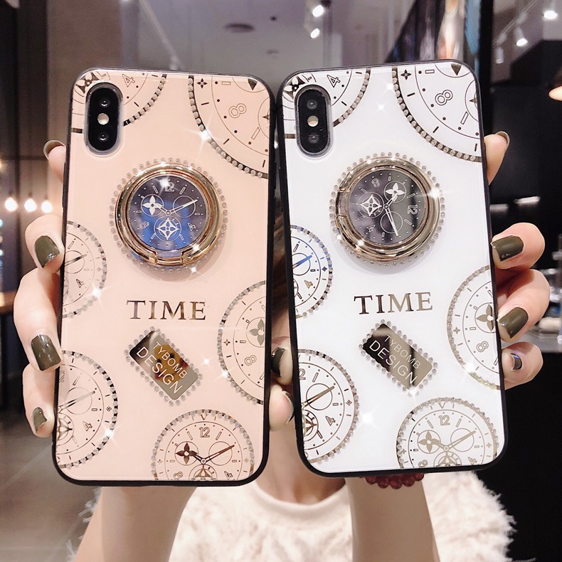 Ốp lưng iphone - Ốp iphone TIME đính đá kèm Ring 5/5s/6/6plus/6s/6splus/7/7plus/8/8plus/x/xs/11/12/pro/max/plus/promax | BigBuy360 - bigbuy360.vn