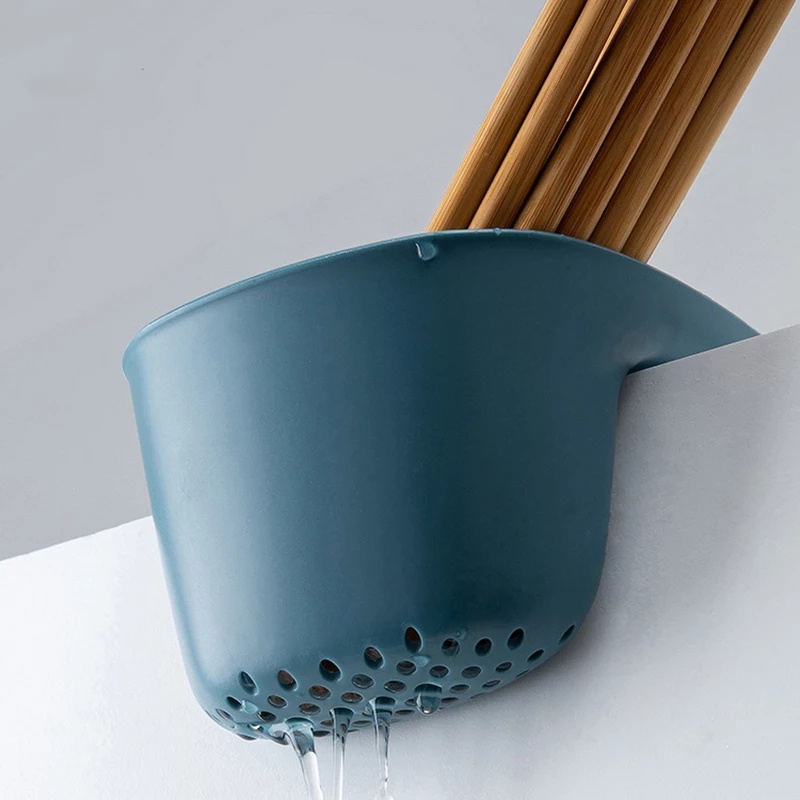 Giá Đỡ Xà Phòng / Miếng Rửa Chén Gắn Vòi Nước Bồn Rửa Nhà Bếp Đa Năng Tiện Dụng