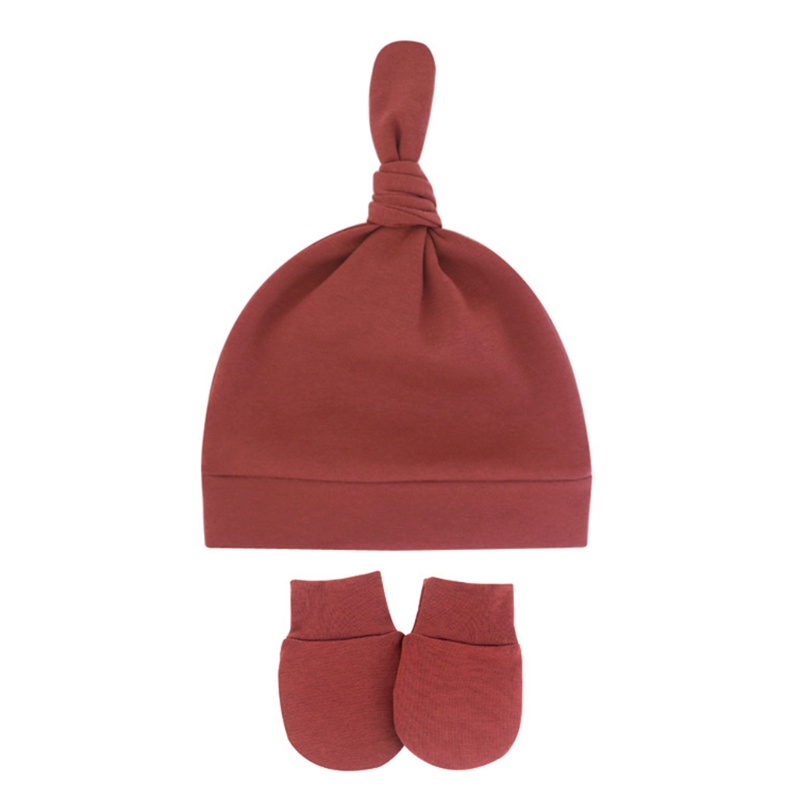 Khăn Quấn Đầu Màu Trơn Bảo Vệ Chống Trầy Xước Cho Bé Sơ Sinh