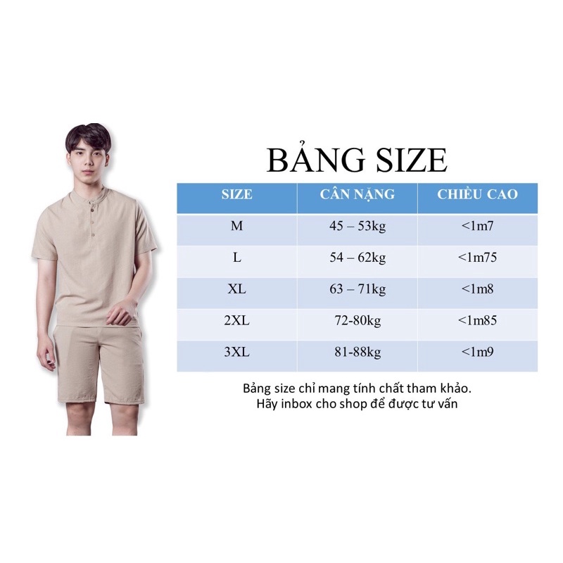 Đồ bộ đũi nam cổ tròn chất vải đũi thái loại dày đẹp hàng hot trend