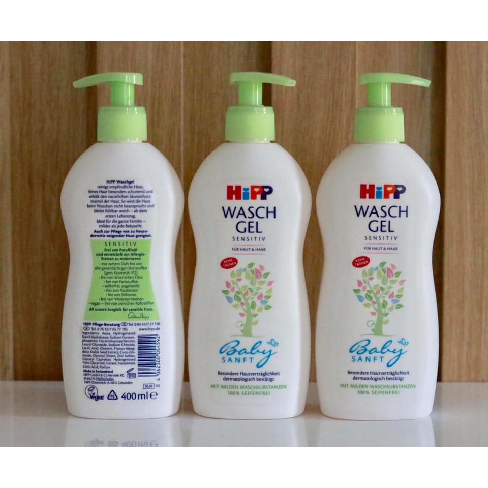 Sữa tắm gội Hipp 2in1 cho bé Đức đủ bill