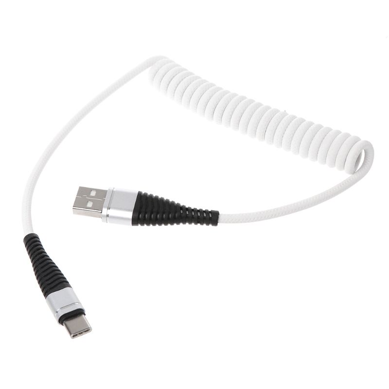 Cáp Sạc Nhanh Dạng Lò Xo Type-C Dài 1 2m Cho Gala