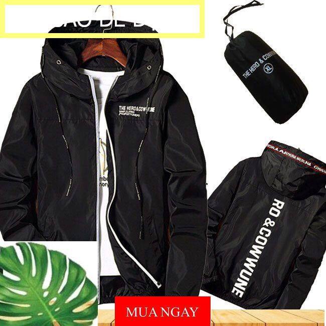 Áo khoác dù nam đẹp, áo khoác vải dù cao cấp, kiểu Hàn Quốc