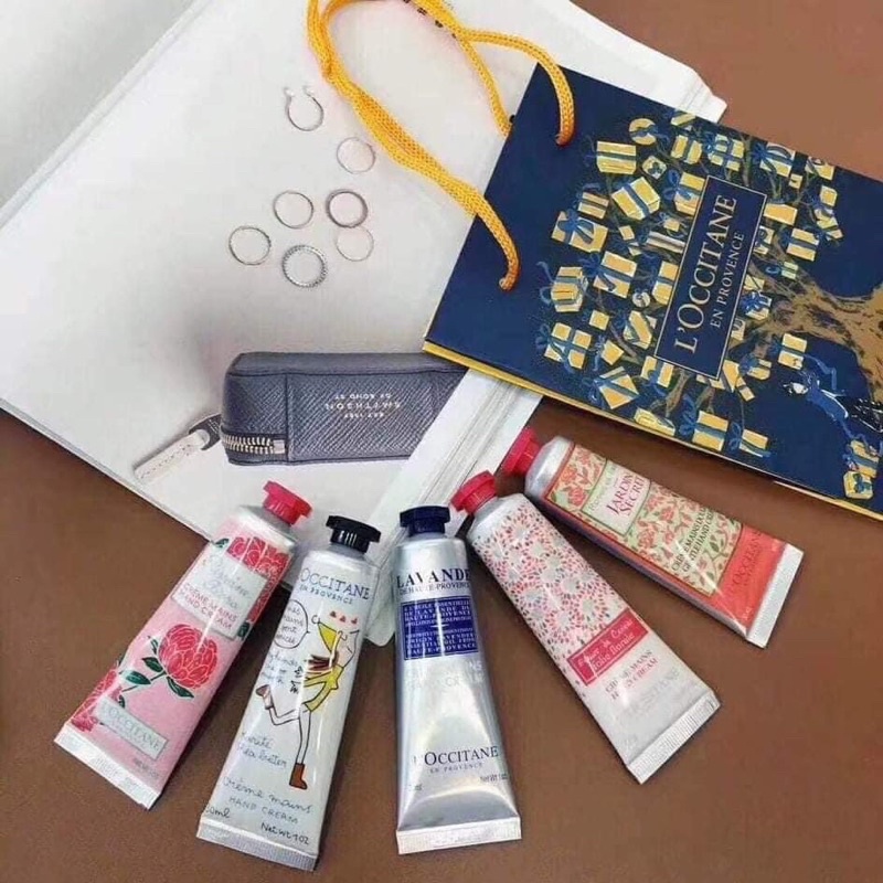Set 5 kem dưỡng da tay L’occitane 30ml/1 tuýp