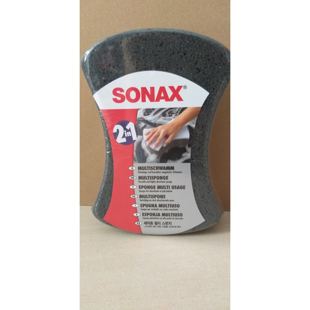 Bọt biển rửa xe - Sonax multi sponge | BigBuy360 - bigbuy360.vn