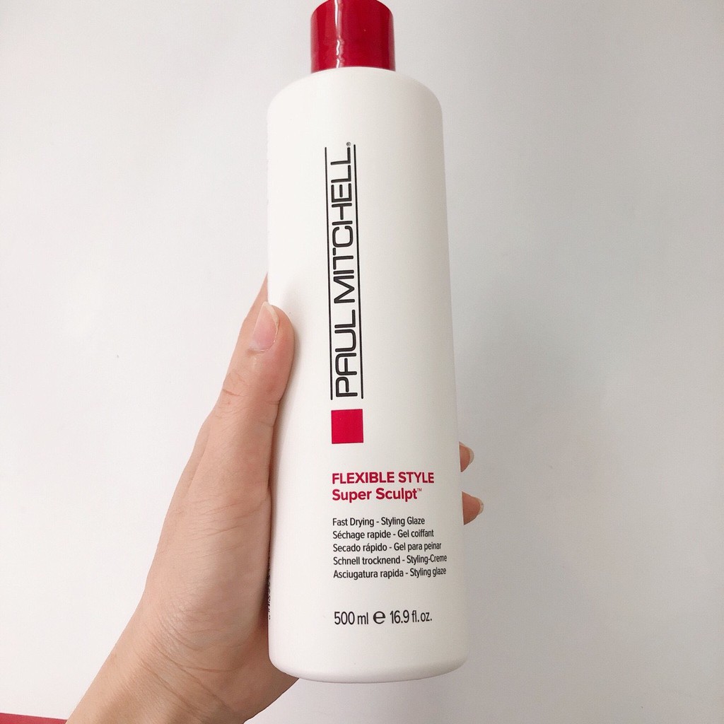 Gel tạo nếp tóc uốn mùi táo xanh Paul Mitchell Super Sculpt 500ml