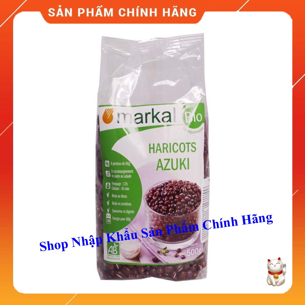 [CHÍNH HÃNG] Đậu Đỏ Azuki Hữu Cơ Markal 500g của Pháp