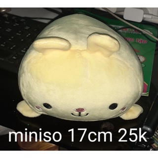 gấu bông miniso nhí 17cm y ảnh đã xử lý sạch mới trên 90%