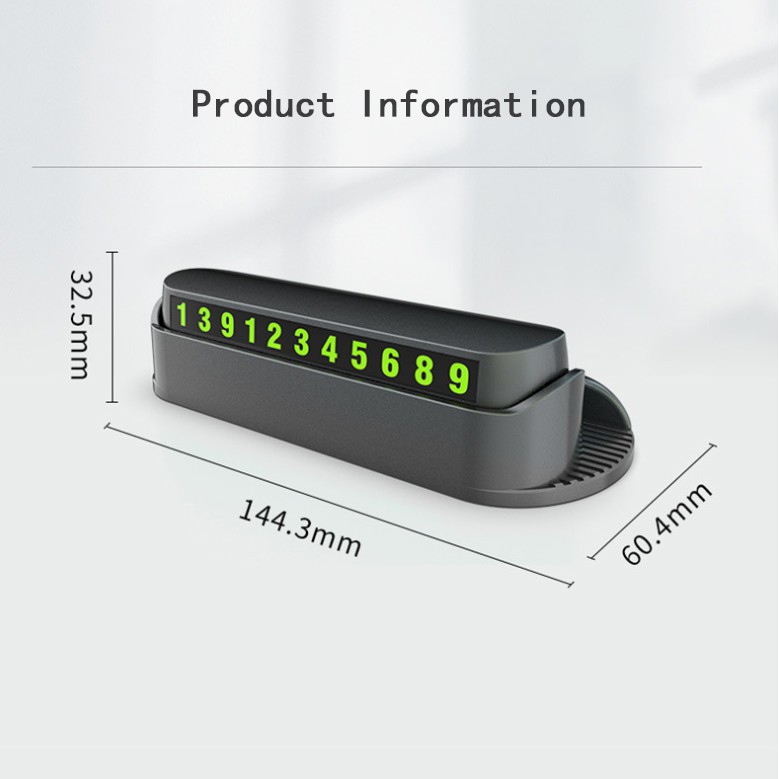 Bảng số kiêm giá đỡ điện thoại gắn xe ô tô tiện dụng