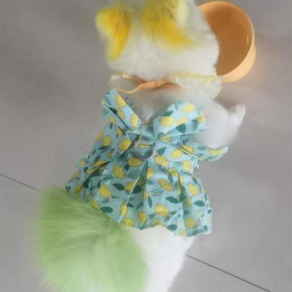 Vòng Đeo Cổ Chống Mài Mòn In Họa Tiết Caro / Hoa Dễ Thương Tùy Chỉnh Kèm Nơ Xinh Xắn Cho Cún Cưng