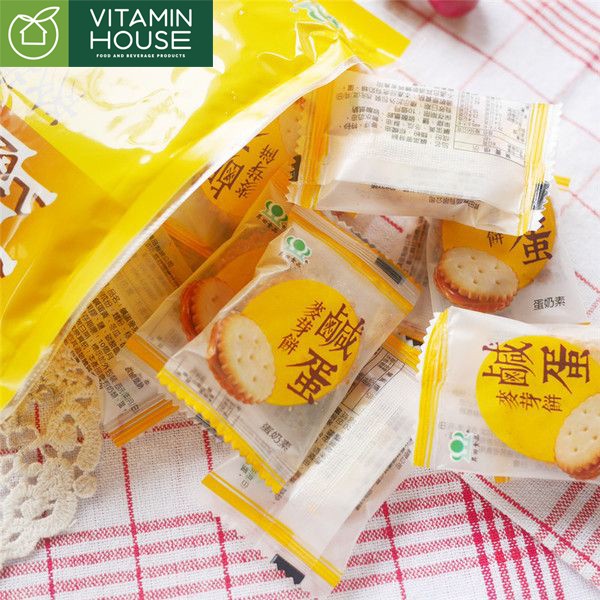 [VITAMIN HOUSE] Bánh quy trứng muối Đài Loan MIT 180g