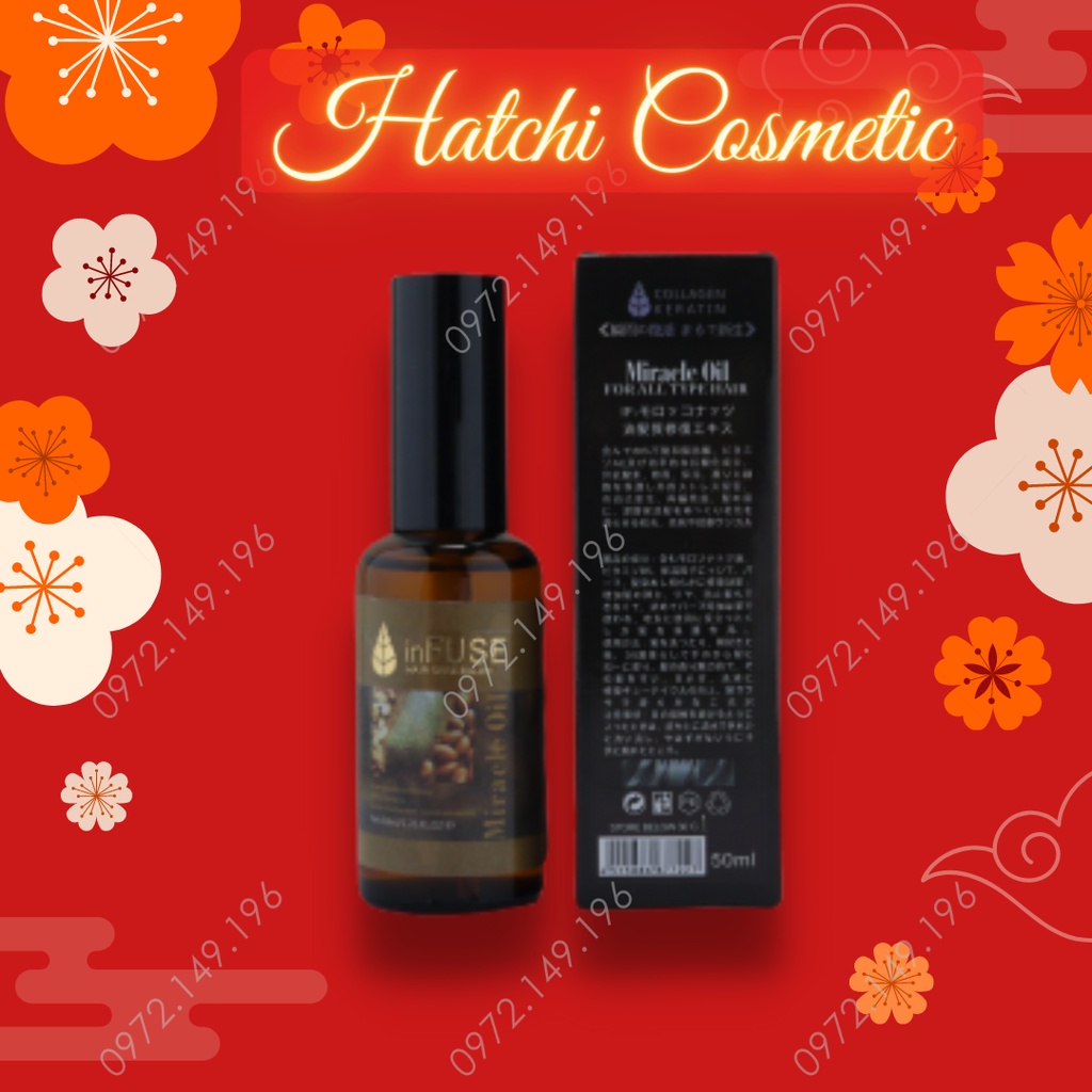 Tinh dầu dưỡng tóc cà phê MIRACLE OIL 50ml