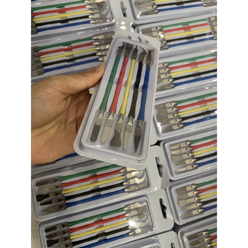Bộ Dao 5 cán 5 màu sắc nhấc IC Mobile