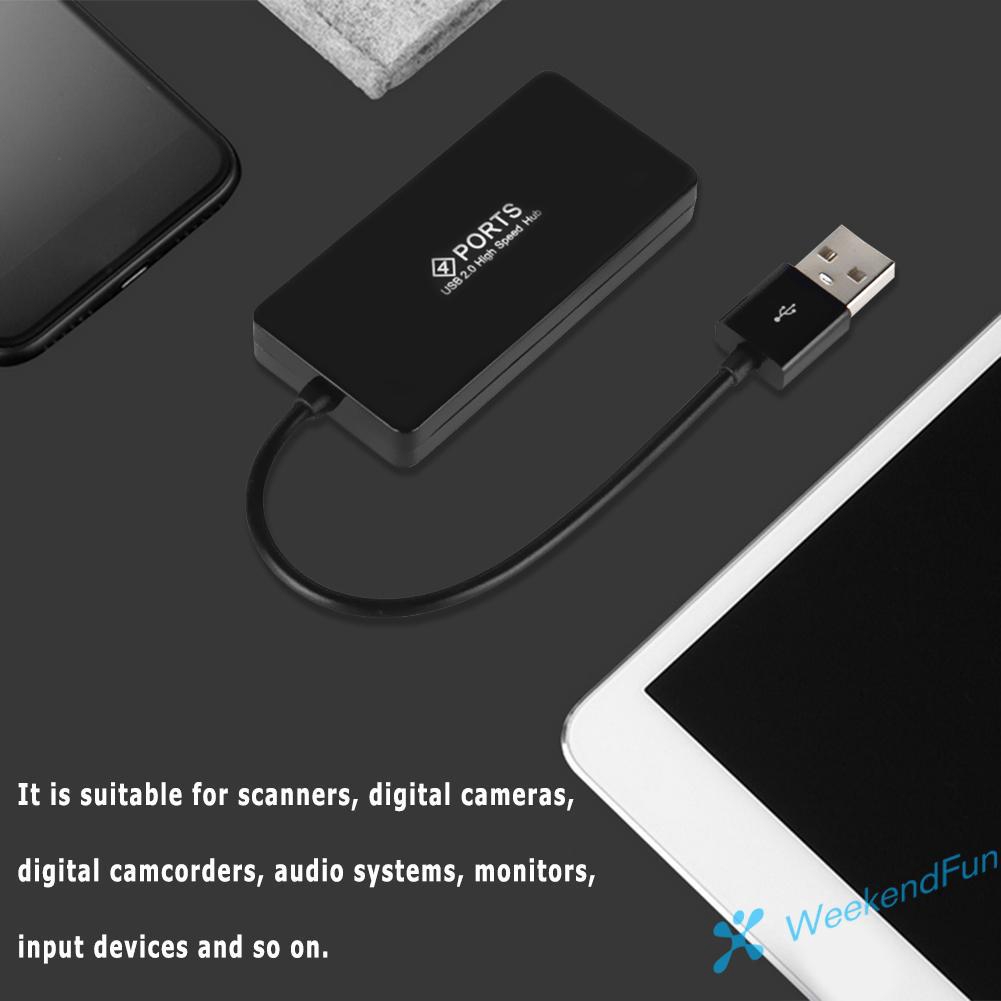 Bộ Chia 4 Cổng Usb 2.0 Cho Pc / Laptop / Notebook | BigBuy360 - bigbuy360.vn