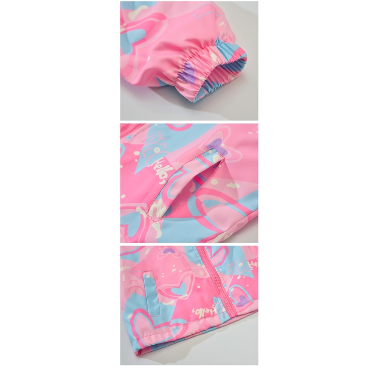 Áo khoác IQ ANGEL thiết kế mới thời trang mùa xuân thu theo phong cách phương Tây dành cho bé gái