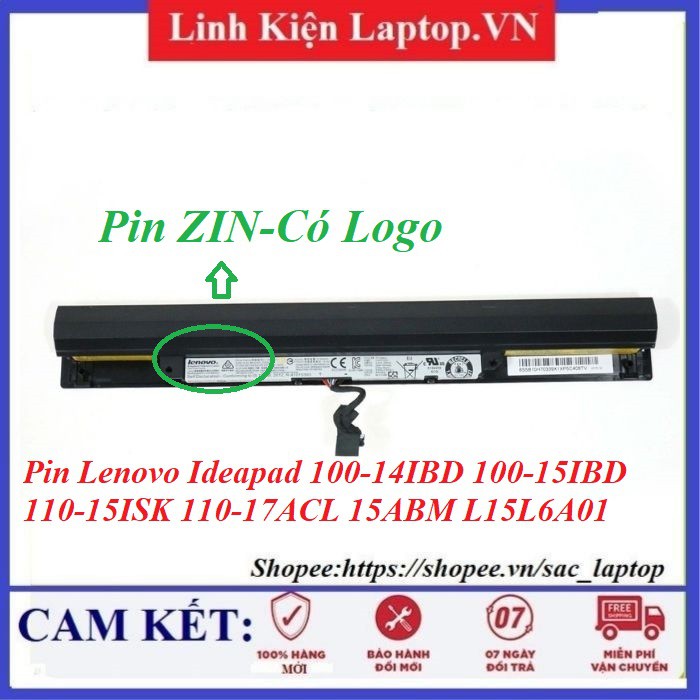 Pin Laptop Lenovo Ideapad 100-14IBD 100-15IBD 110-15ISK 110-17ACL 15ABM L15L6A01 L15L4A01