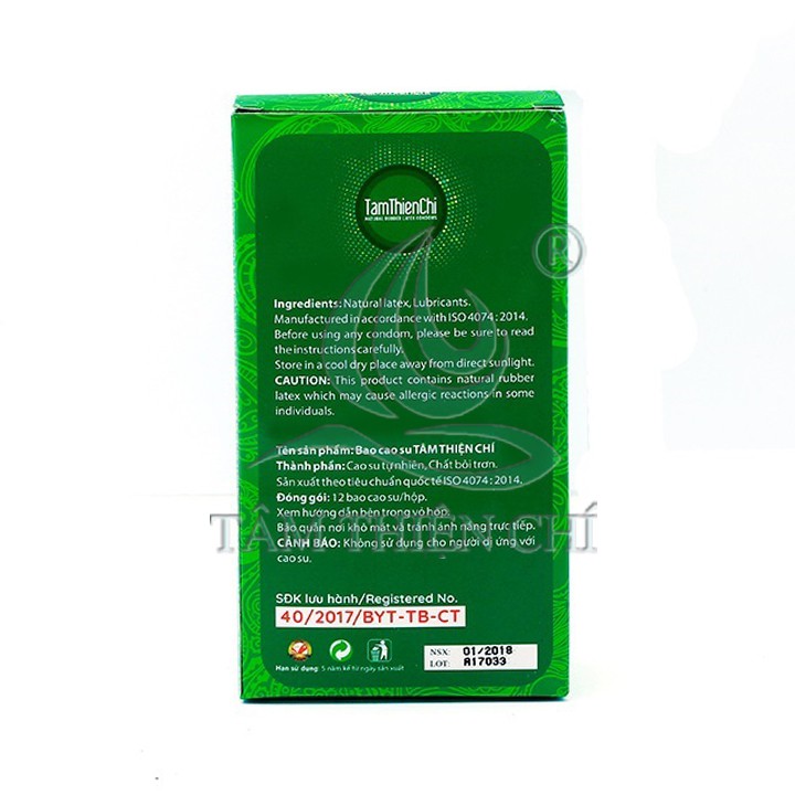 Bao cao su Tâm Thiện Chí Family Gia đình mỏng trơn bộ 2 hộp x 12 cái