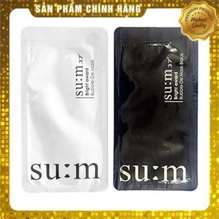Set 10 gói mặt nạ thải độc su:m 37 bright award bubble-de mask pack