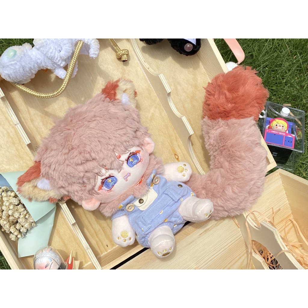 Doll không thuộc tính có tai và đuôi 20cm - Búp bê không thuộc tính 20cm có khung xương