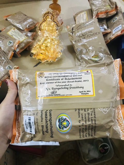Bột xông Bhutan R1 - R2 - HƯƠNG THƠM TỰ NHIÊN 100% - SẢN PHẨM NHẬP KHẨU