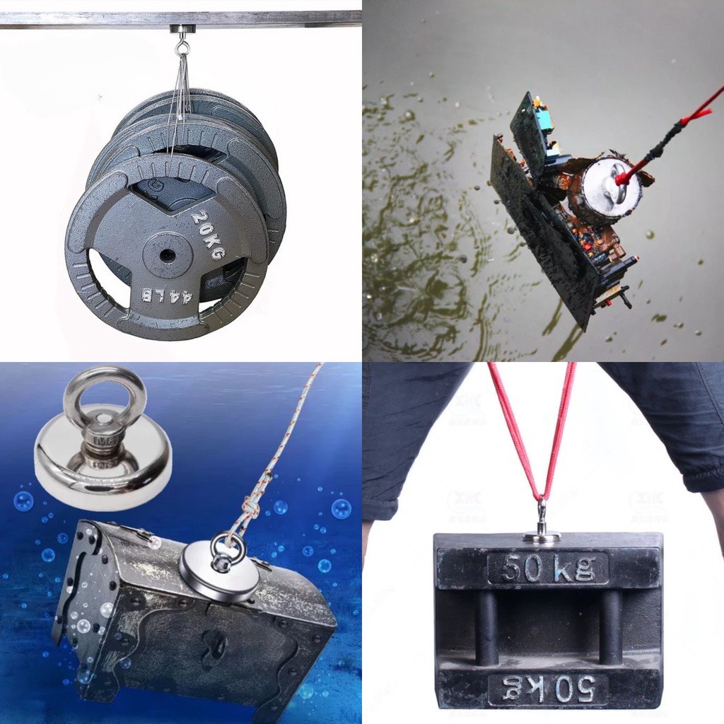 Nam châm móc treo tròn, móc hỏi  D32. D25mm, D20,D16, D42,, .. nam châm cứu hộ