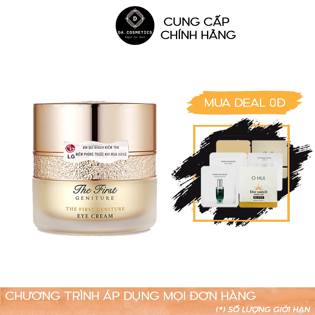 [Mini Size] Kem Dưỡng Mắt Giảm Thâm Quầng Bọng Mắt Ohui The First Geniture Eye Cream 5ml