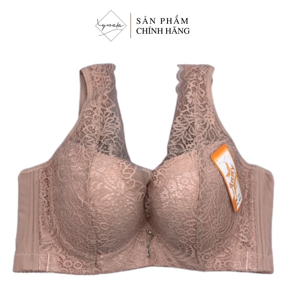 Áo lót nữ đệm mỏng bigsize cho ngực ngoại cỡ bản lưng to 6 móc size lớn 38 40 42 8119