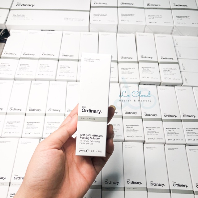 Tẩy Tế Bào Chết Hóa Học The Ordinary Peeling Solution - AHA 30% + BHA 2%