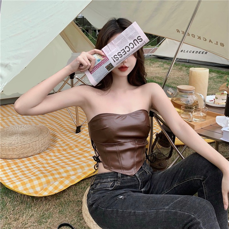 Áo Ống Chất Liệu Da Cao Cấp Quyến Rũ Thời Trang Dành Cho Nữ | BigBuy360 - bigbuy360.vn