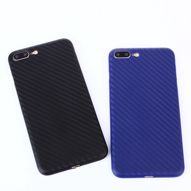 Ốp điện thoại bằng PP siêu mỏng thiết kế vân sợi carbon cho Iphone 5 5s SE 6 6s 7 plus iphone X XS