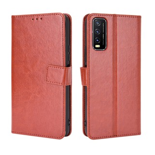 Ốp Lưng Điện Thoại Dạng Ví Da Lật Dành Cho VIVO Y20 VIVO Y 20 VIVOY20