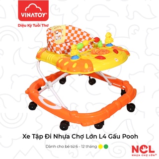 [CHÍNH HÃNG] Xe Tập Đi L4 Gấu Pooh (Không Nhạc) - M1531A-XTĐ - Dành Cho Bé Từ 6 - 12 Tháng
