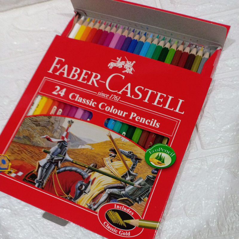 Hộp 24 Bút Chì Faber-castell / Classic Màu Sắc Cổ Điển