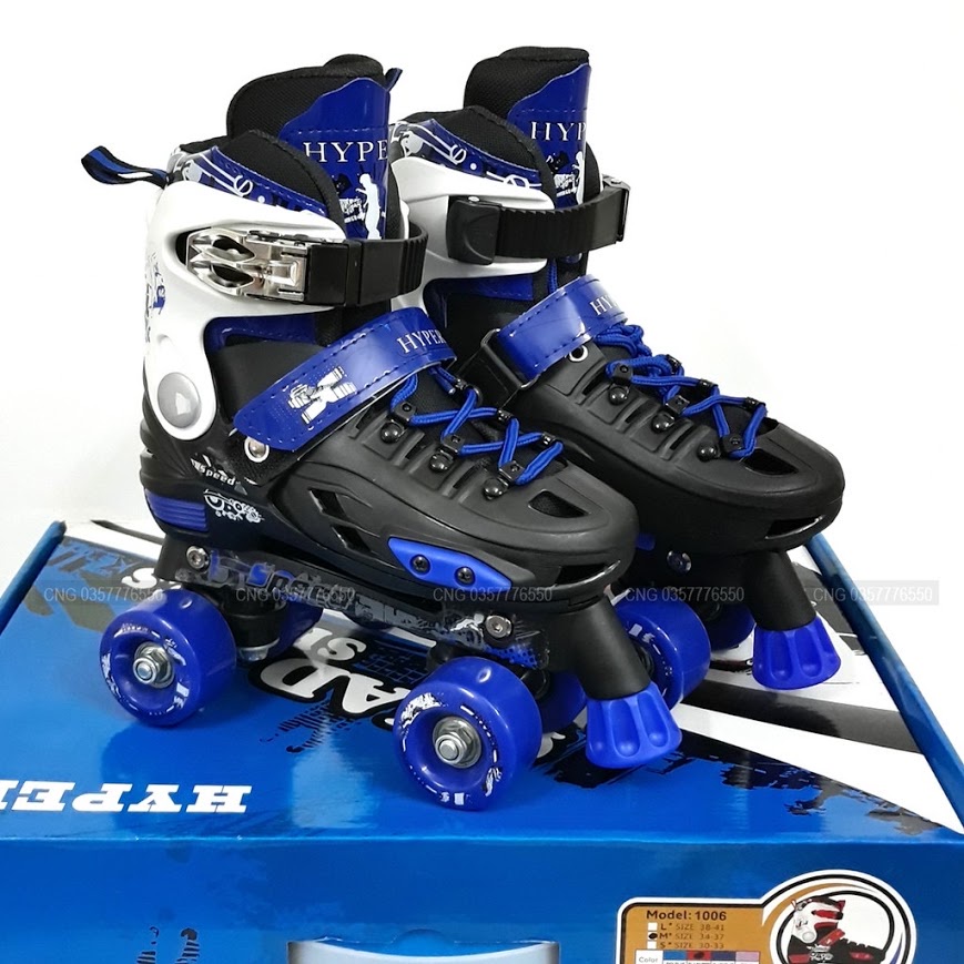 Giày Trượt Patin 2 Hàng Bánh Cao Cấp Cho Trẻ Em Và Người Lớn