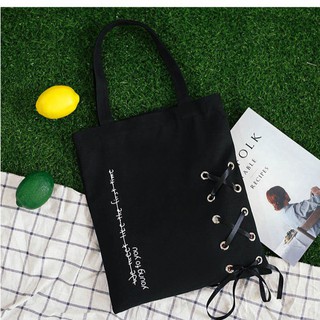 Tote vải bố Living bag đeo chéo ,tote vừa laptop