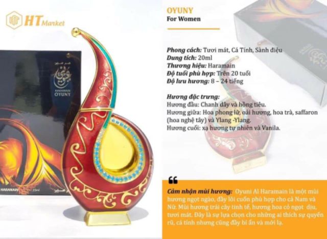 [CAO_CẤP_SALE_1NGÀY]❤❤Tinh dầu nước hoa dubai nội địa OYUNY